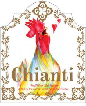 Labels - Chianti Rooster (BN300)