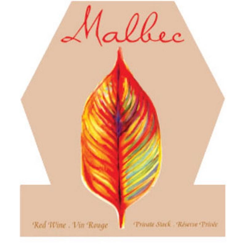 Labels - Malbec Leaf (BN300)