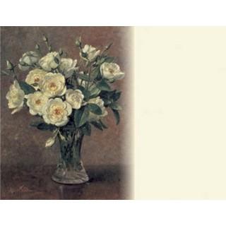 Labels - Flower Vase (4 Labels - /Sheet) (BN80)