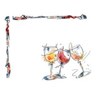 Labels - Celebration/Glass  (4 Labels - /Sheet) (BN80)