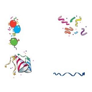 Labels - Party  (4 Labels - /Sheet) (BN80)