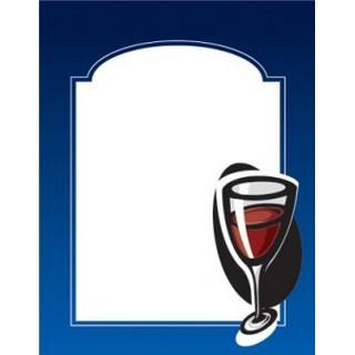 Labels - Wine Glass  (4 Labels - /Sheet) (BN80)