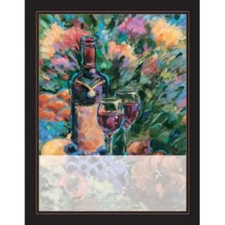Labels - Bottle & Glasses  (4 Labels - /Sheet) (BN80)