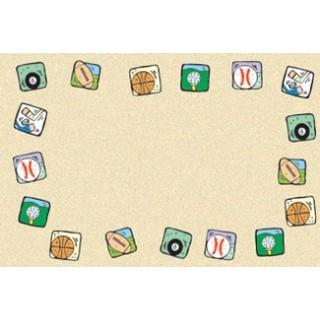 Labels - Sports 1/2 Size (8 Labels - /Sheet) (BN80)