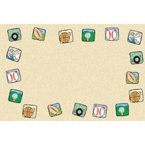 Labels - Sports 1/2 Size (8 Labels - /Sheet) (BN80)