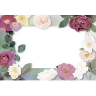 Labels - Flowers 1/2 size (8 Labels - /Sheet) (BN80)