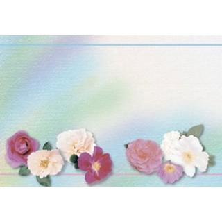 Labels - Flowers 1/2 Size (8 Labels - /Sheet) (BN80)