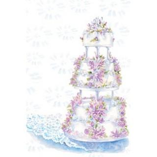 Labels - Wedding Cake (8 Labels - /Sheet) (BN80)