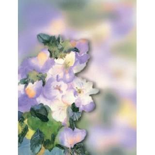 Labels - Geraniums (4 Labels - /Sheet) (BN80)