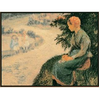 Labels - Mother w/ Children (4 Labels - /Sheet) (BN80)