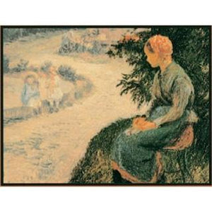 Labels - Mother w/ Children (4 Labels - /Sheet) (BN80)