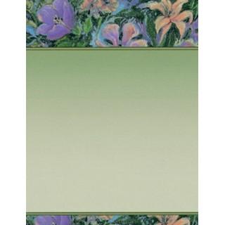 Labels - Pastel Floral (4 Labels - /Sheet) (BN80)