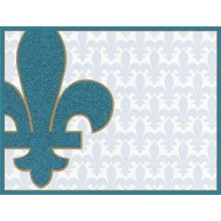 Labels - Fleur de Lis (4 Labels - /Sheet) (BN80)