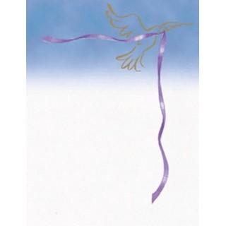 Labels - Religious Dove / Foil (4 Labels - /Sheet) (BN80)