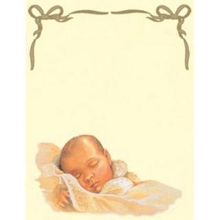 Labels - Religious Baptism (4 Labels - /Sheet) (BN80)