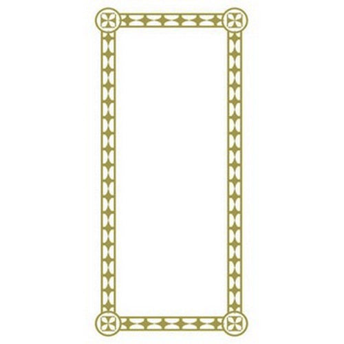 Labels - Gold Foil 1/3 Size (6 Labels - /Sheet) (BN30)