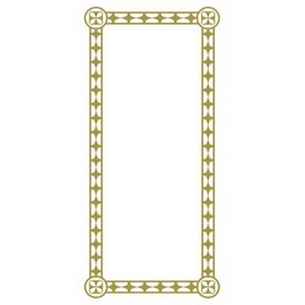 Labels - Gold Foil 1/3 Size (6 Labels - /Sheet) (BN30)