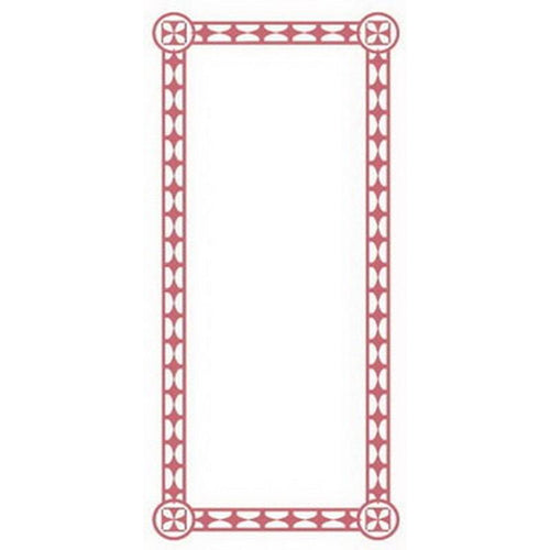 Labels - Red Foil 1/3 Size (6 Labels - /Sheet) (BN30)