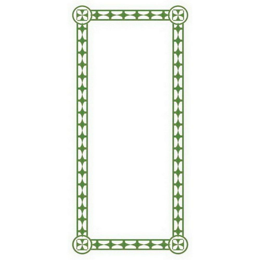 Labels - Green Foil 1/3 Size (6 Labels - /Sheet) (BN30)