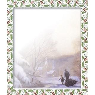 Labels - Picking a Holiday Tree (4 Labels - /Sheet) (BN50)