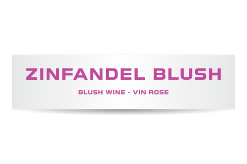 Labels - Zinfandel Blush (RL2500)