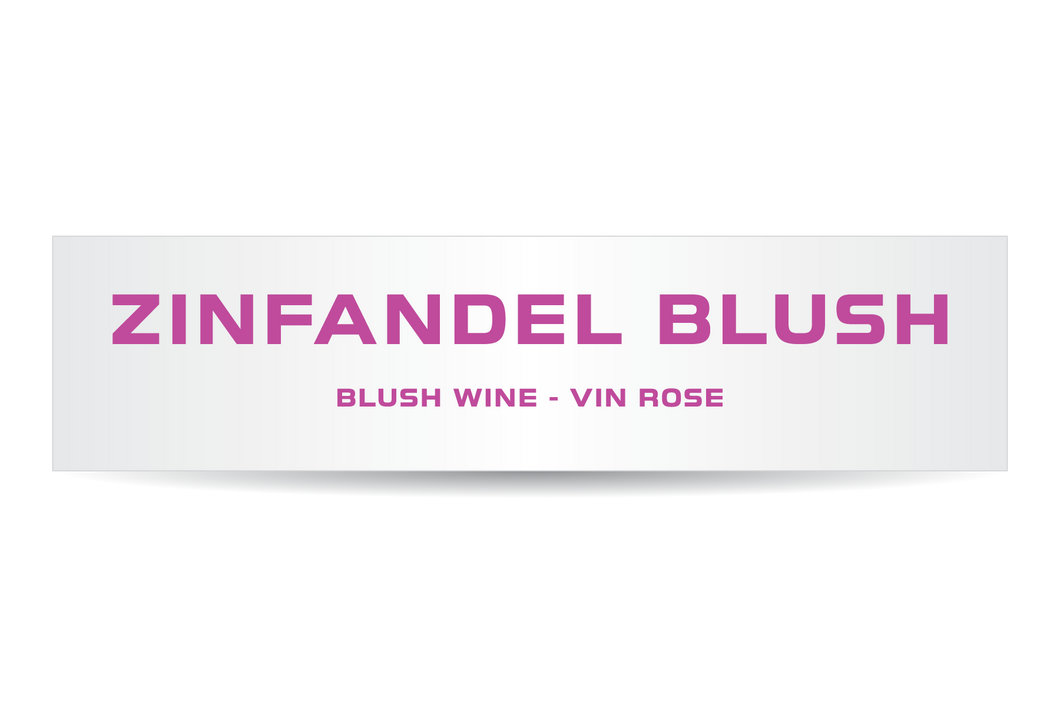 Labels - Zinfandel Blush (RL2500)