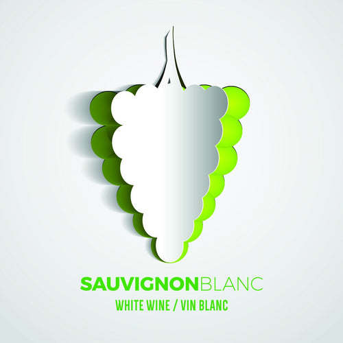 Labels - Sauvignon Blanc Paper Grape Cutout (RL500)