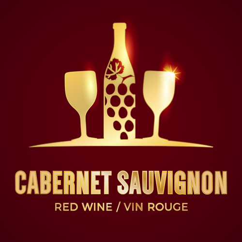 Labels - Cabernet Sauvignon Golden Bottle (RL500)
