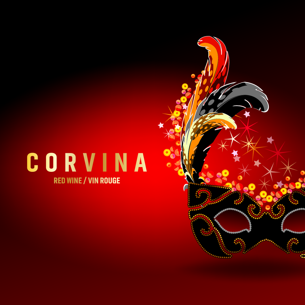 Labels - Corvina Carnival Venetian Mask (RL500)
