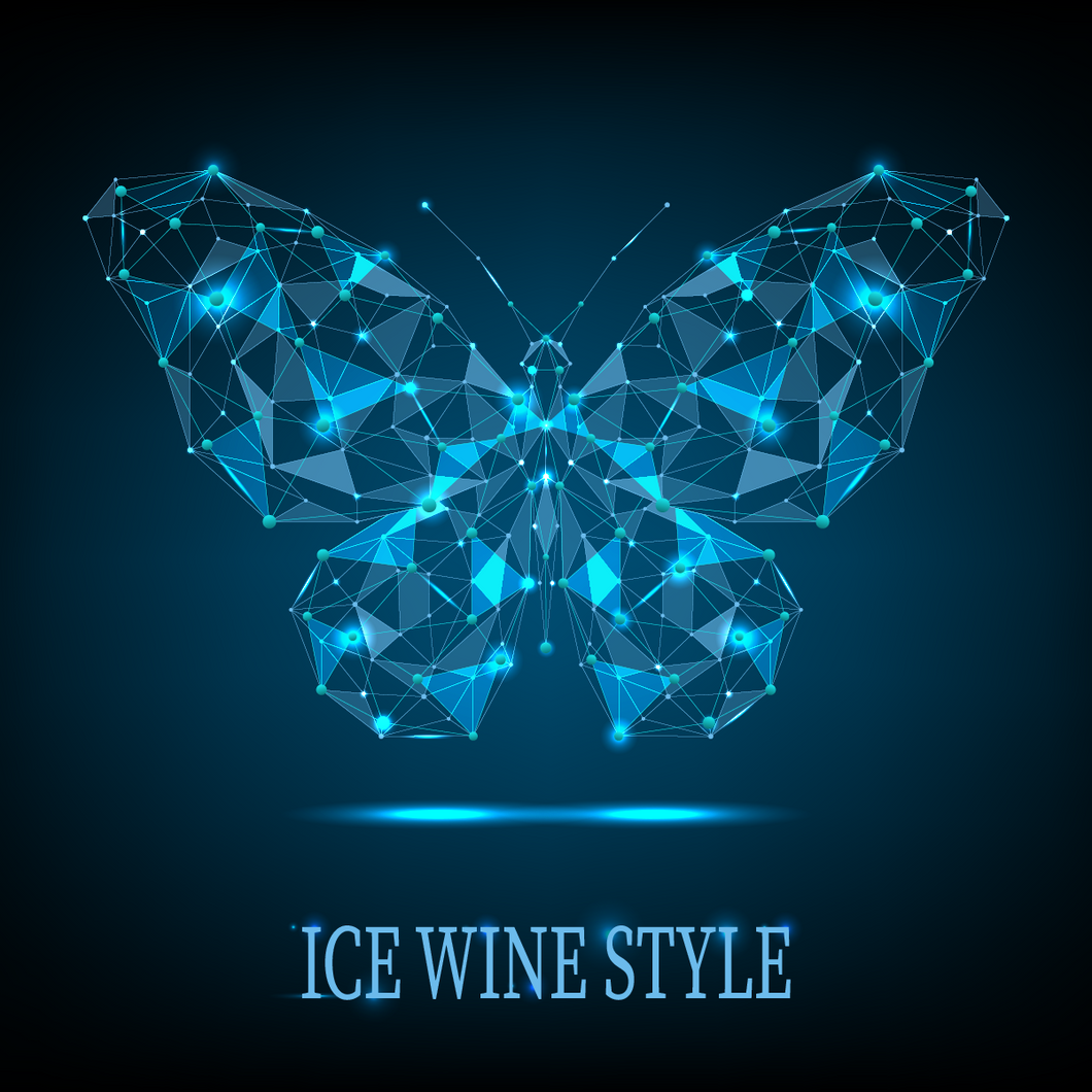 Labels - Ice Wine Style Butterfly Dots and Lines (RL500)