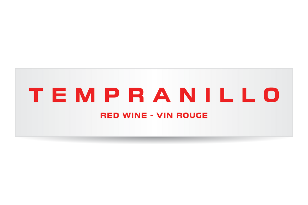 Labels - Tempranillo (RL2500)